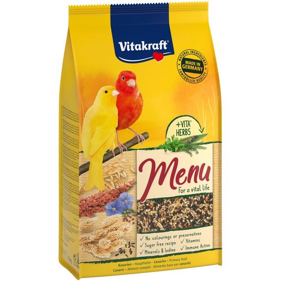 Корм Vitakraft Premium Menu для декоративних папуг і канарок 1 кг
