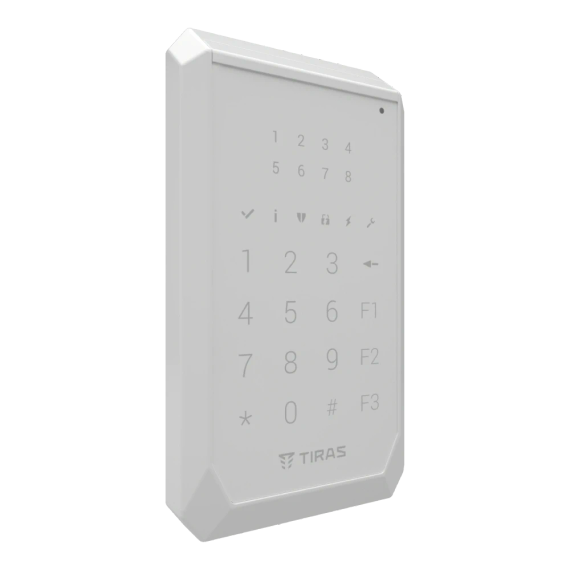 TIras X-Pad Бездротова сенсорна клавіатура Тірас - Управління охороною | Зображення 2