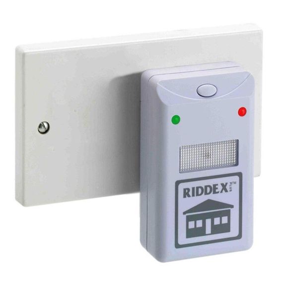 Ультразвуковий відлякувач гризунів та комах RIDDEX / Електромагнітний відлякувач комах | Зображення 1