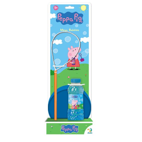 Мыльные пузыри "Mega Bubbles с тарелкой Peppa Pig" 200634 объем 450 мл | Зображення 1