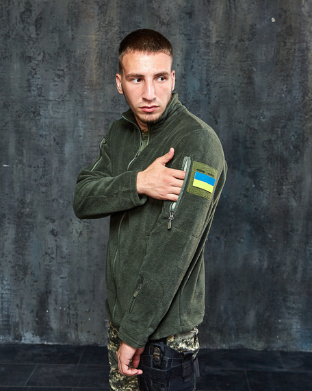 Тактична флісова кофта хакі M XL | Зображення 3