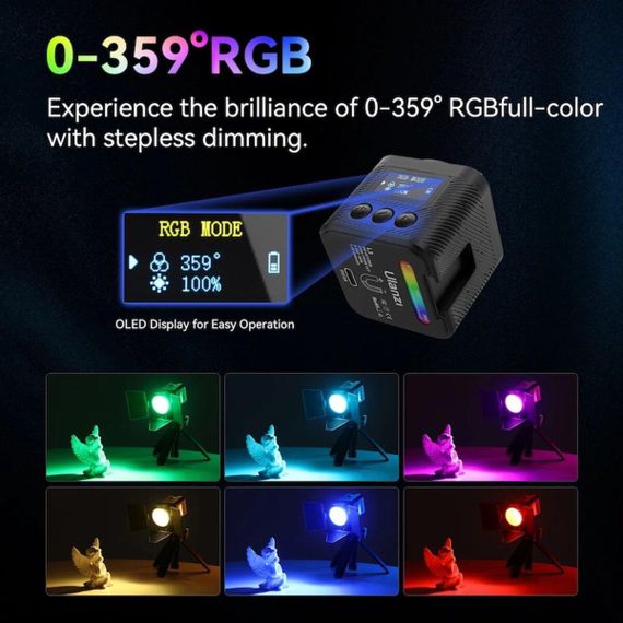 Відеосвітло Ulanzi Vijim L3 RGB COB Fill Light (UV-L052GBB1 L3 RGB) | Зображення 5