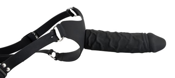 Силіконовий страпон на ремені Silicone Strap-On sexstyle | Зображення 7