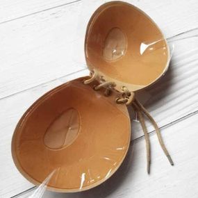 Силиконовый невидимый бюстгальтер Fly Bra Бежевый