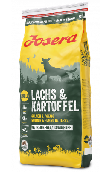 Сухой корм Josera Lachs & Kartoffel для взрослых и пожилых собак с лососем, беззерновой 15кг | Зображення 1