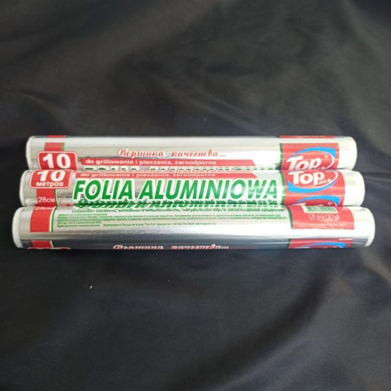 Фольга харчова 28см 10м, 9мкм TOP PACK | Зображення 1
