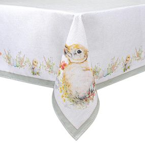 Скатертина Home Line 129623  120x152  Напівпанамський; Бавовна Принт