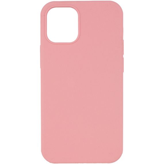 Чехол Silicone Case Full Protective (AA) NO LOGO для Apple iPhone 12 Pro / 12 (6.1") Розовый / Pink
