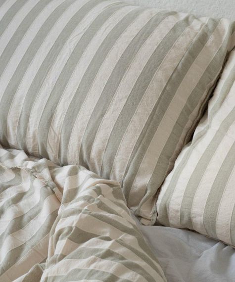 Комплект постільної білизни SoundSleep Stonewash Wood Aura євро ранфорс 200х220 см бежевий (2800004645331) | Зображення 5