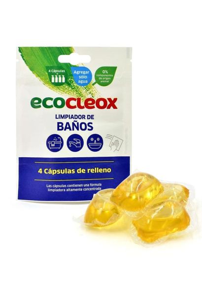 Спрей для чищення ванни Cleox ECO 500 мл + 2 запаски у капсулі | Зображення 1