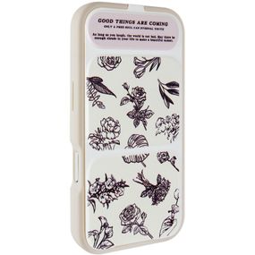 Чохол TPU Panel Stand для Apple iPhone 17 Pro (6.3") Floral Sketch