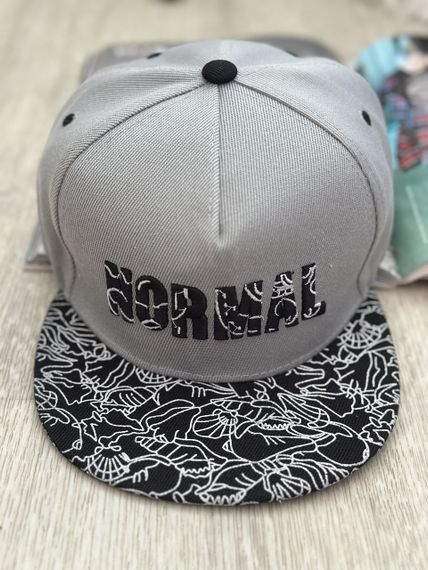 Кепка снепбек (Snapback) Normal Сірий з чорним 56-61р (9100) | Зображення 1