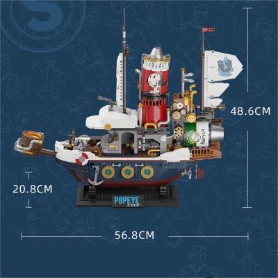 Конструктор Pantasy Popeye Пароход в поисках сокровищ (86402) | Зображення 6