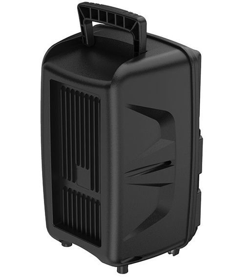 Портативна колонка HOCO BS37 з провідним мікрофоном, чорна | Зображення 3