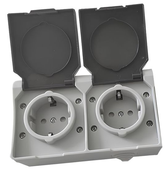 Розетка зовнішня установка 2-а з/к IP54 SURFACE Ny95000170