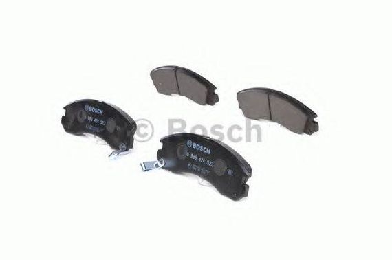 Колодка гальм. диск. MITSUBISHI ECLIPSE, GALANT передн. (вир-во Bosch) BOSCH 0986424523 на MITSUBISHI NIMBUS (N9_W, N8_W)