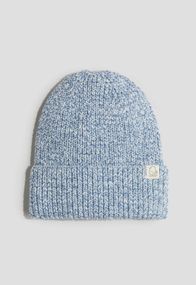 Дитяча демісезонна шапка-біні в'язана H&M 46-48 Блакитна (26012203B)
