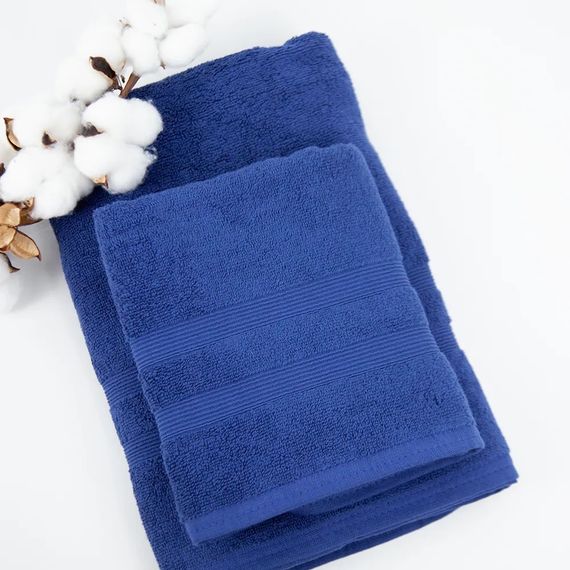 Рушник для обличчя банний ТЕП Tender Touch Navy Р-04137-27874 50х90 см індиго | Зображення 2