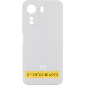 Чохол Silicone Cover Lakshmi Full Camera (AAA) with Logo для Xiaomi Redmi Note 14 4G (EU version) Білий / White