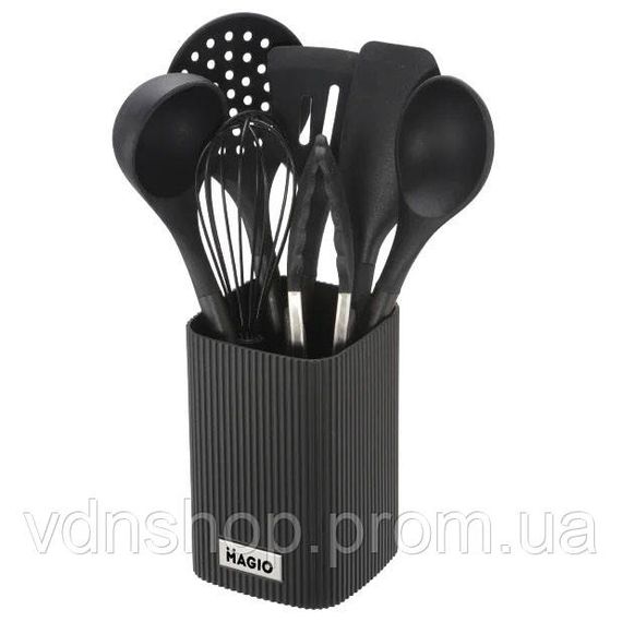 Набор кухонных предметов на подставке Magio MG-1130, Набор половников для кухни поварской JG-62