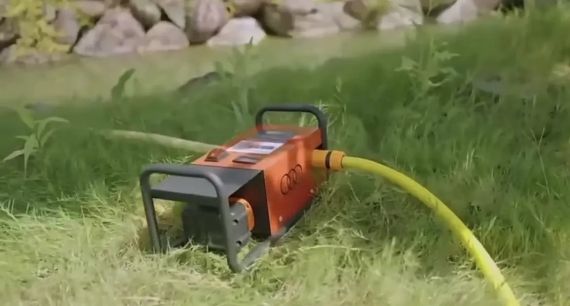 Помпа для воды Pump-04 2 акб, 3м-водозабора, 5м-шланга + распылитель | Зображення 2