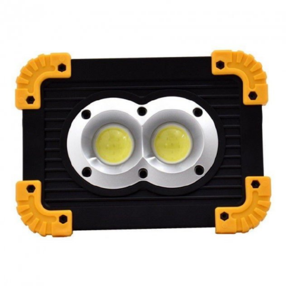 Прожектор світлодіодний портативний акумуляторний LL-802 20W COB LED