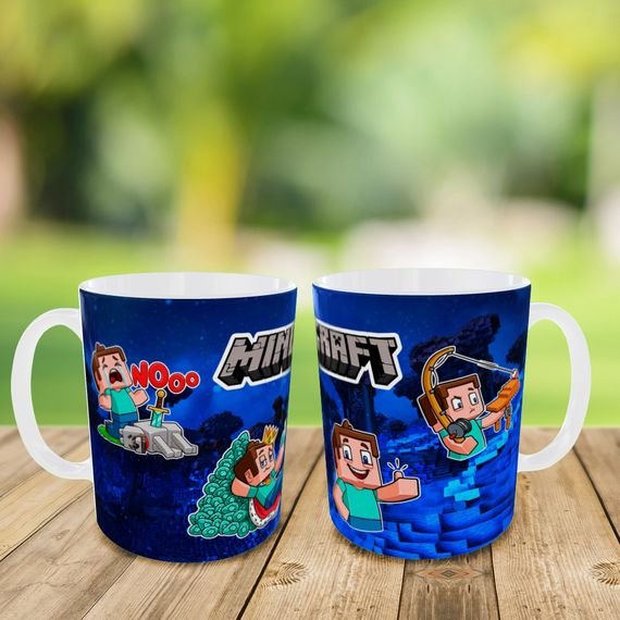 Набір дитячий Майнкрафт «Minecraft» рюкзак 36х27см сумка-бананка, кружка з принтом для хлопчика (01656) | Зображення 8