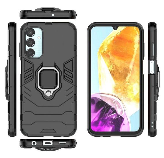 Чохол бампер Primolux Ring Armor для Samsung Galaxy M15 5G (SM-M156) - Black | Зображення 1