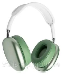 Зеленые Беспроводные полноразмерные Bluetooth наушники Macaron P9 Max