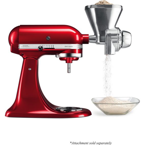 Насадка KitchenAid 5KGM элетрическая жорновий млин для борошна із зерна і зернових | Зображення 1
