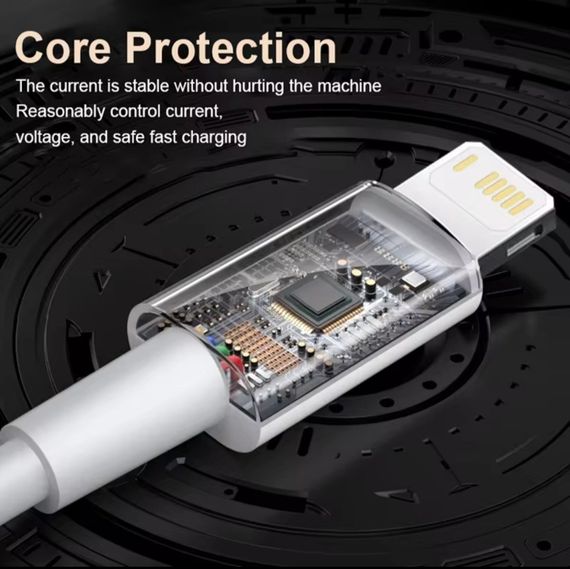 Зарядной кабель для Apple iPhone, USB Type-A/Lightning (1 метр) | Зображення 2