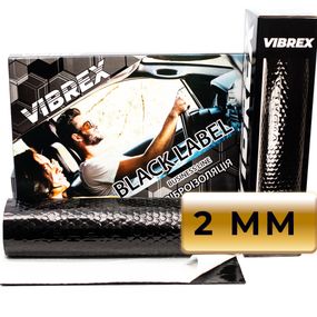 Віброізоляція преміум якості Vibrex Black Label рулон 500х4000 мм для зменшення шуму та вібрацій.