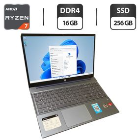 Ноутбук HP 15-cw1064wm / 15.6" (1920x1080) IPS / AMD Ryzen 7 3700U (4 (8) ядра по 2.3 - 4.0 GHz) / 16 GB DDR4 / 256 GB SSD / AMD Radeon Vega 10 Graphics / WebCam б/в