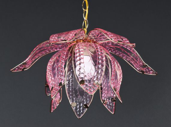 Люстра підвісна на 1 лампочку 27796 Золото 25-40х35х35 см. | Зображення 4