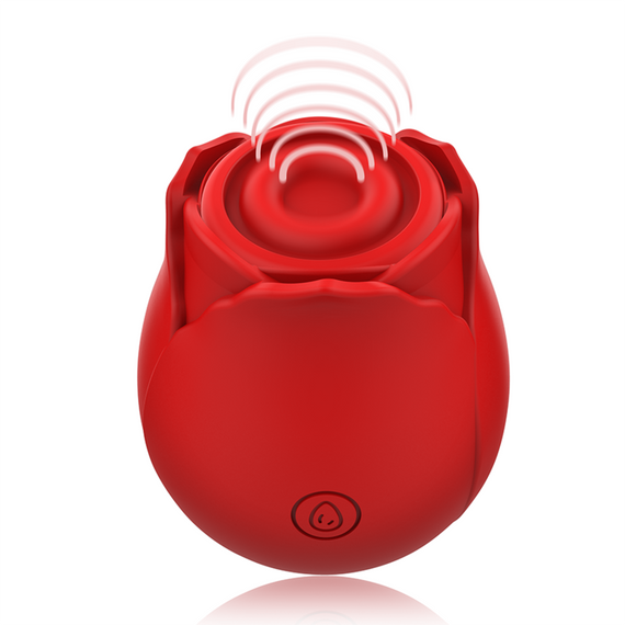 Вакуумний стимулятор клітора з додатковими насадками 3 в 1 Rose Luxury edition, колір: червоний Mia (Іспанія) Sex Aura | Зображення 3