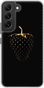 Чохол на Samsung Galaxy S22 Чорна полуниця "3585pc-2494-24368"
