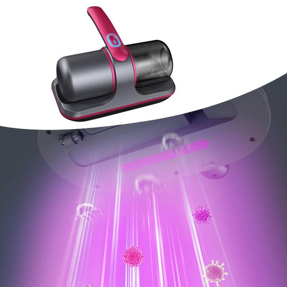 Пилосос ручний для ліжка з УФ-лампою, Портативний пилосос для матраців   знижка | Зображення 1