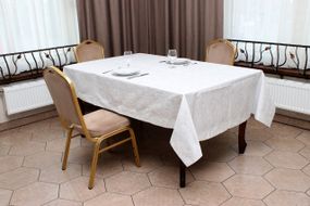 Скатертина Kayra жакардова "Дощик", 155 х 290 см