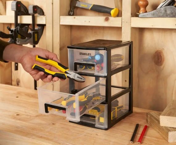 Органайзер вертикальний Stanley з трьома висувними відділеннями (STST40711-1) | Зображення 2