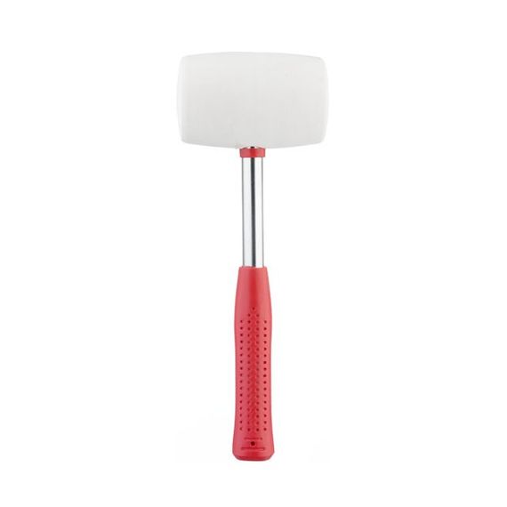 Киянка гумова 680 г, бiла INTERTOOL HT-0235