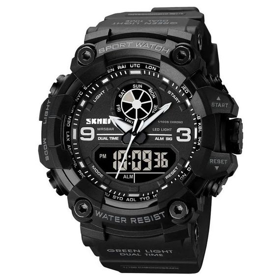 Тактичний наручний годинник SKMEI 1818BK, Чорний