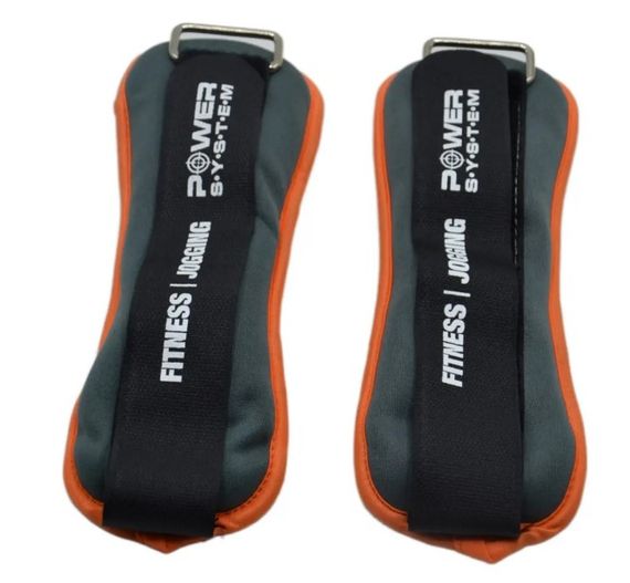 Обважнювачі-манжети для ніг та рук Power System PS-4045 Ankle Weights (2 шт*0.5 кг) (PS-4045_Grey) | Зображення 7