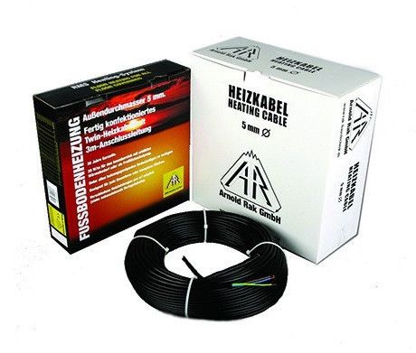 Кабель двухжильный нагревательный Arnold Rak 30 W/m (ø 5 мм)