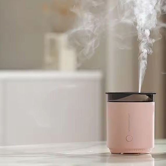 Зволожувач повітря з підсвічуванням WX106 Type-C/5V USB 200ml Pink | Зображення 2