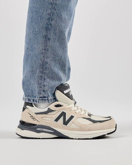 Кросівки чоловічі 990 v3 Beige Black , В'єтнам 42 26.5 | Зображення 4