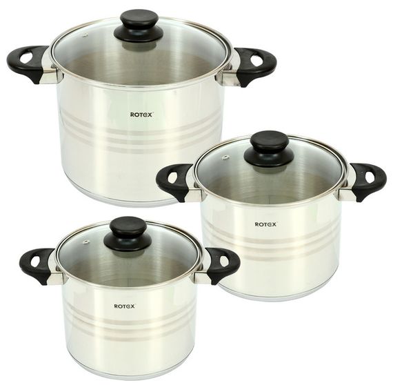 Набор кастрюль Rotex Milano RС022-6XL 6 предметов