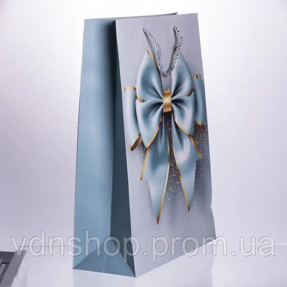 Набір подарункових пакетів з паперу 12 шт Бант 30×12×42 см HP-10359-14 | Зображення 5