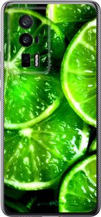 Чохол на Xiaomi Redmi K60 Зелені часточки лимона "852u-2973-2448"