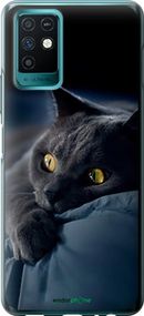 Чохол на Infinix Note 10 Димчастий кіт "825u-2763-2448"