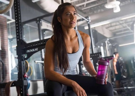 Шейкер спортивний BlenderBottle ProStak 22oz/650 мл з 2-ма контейнерами Plum (PS 22oz Plum) | Зображення 1